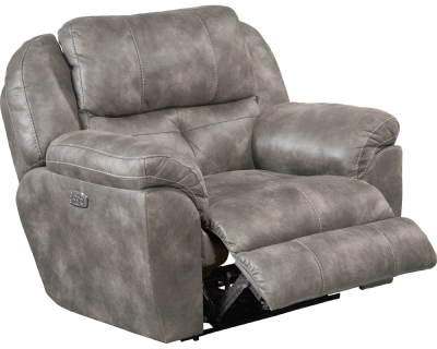 Catnapper Ferrington Power Reclining Leather Look Fabric Sofa - 761891 1300-28