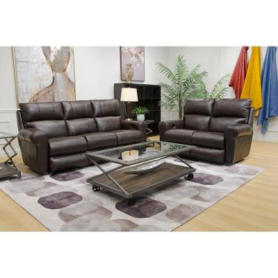 Catnapper Torretta Power Reclining Leather Match Loveseat - 64572 1273-89 / 3073-89