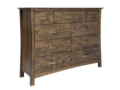 Mako Wood Furniture Megan 9 Drawer Dresser - M-6000-40-9-D