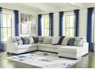 Benchcraft Lowder Fabric 5 Piece Sectional with Chaise - 1361155 / 1361177 / 1361134 / 1361146 / 1361117