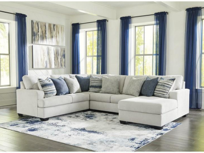 Benchcraft Lowder Fabric 4 Piece Sectional with Chaise - 1361155 / 1361177 / 1361134 / 1361117