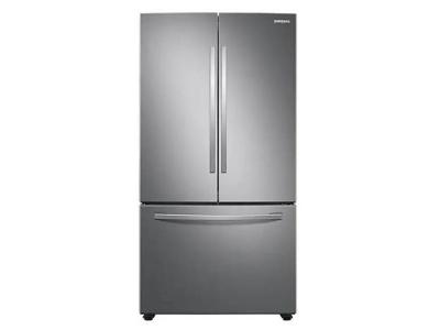 36" Samsung French Door Refrigerator with Freezer Located Ice Dispenser - RF28T5A01SR