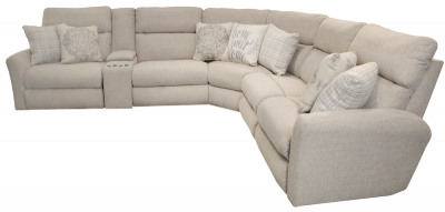 Catnapper McPherson Reclining Fabric 6 Piece Sectional - 2616 1561-46 / 2430-38 | 2619 1561-46 | 2615 1561-46 | 2618 1561-46 / 2430-38 | 2615 1561-46 | 2617 1561-46 / 2430-38