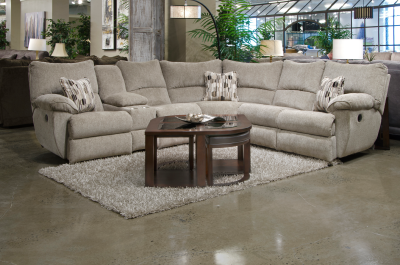 Catnapper Elliott Power Reclining Fabric 2 Piece Sectional - 62256 2151-38 / 2152-38 | 62257 2151-38 / 2152-38