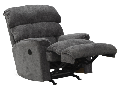 Catnapper Pearson Power Wall Hugger Recliner in Charcoal - 64739-4 1793-28