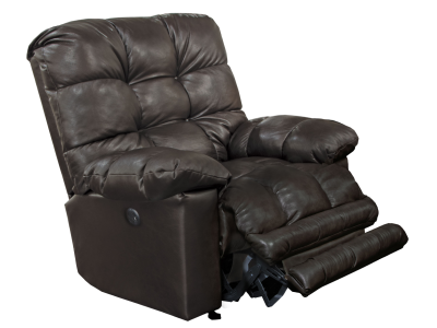 Catnapper Piazza Power Lay Flat Recliner with X-tra Comfort Footrest in Chocolate - 64776-7 1283-09 / 3083-09