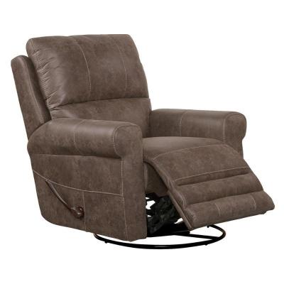 Catnapper Maddie Swivel Glider Leather Look Fabric Recliner - 64753-4 1304-59 / 3304-59