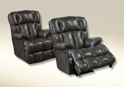 Catnapper Victor Chaise Rocker Recliner in Chocolate - 4764-2 1283-09 / 3083-09