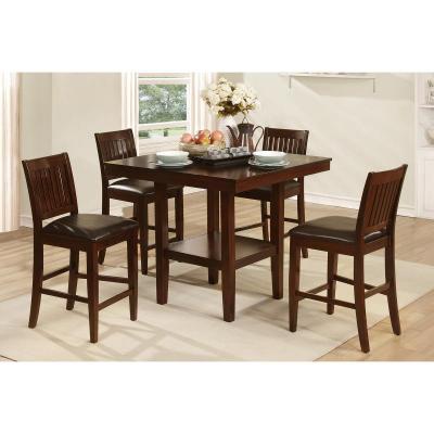 Galena Collection 5-Piece Pack Counter Height Dining Set - 5050-36