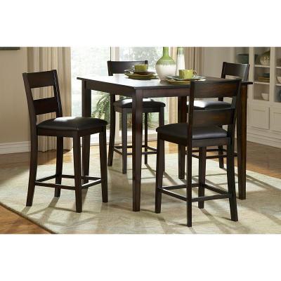 Griffin Collection 5-Piece Pack Counter Height Dining Set - 2425-36