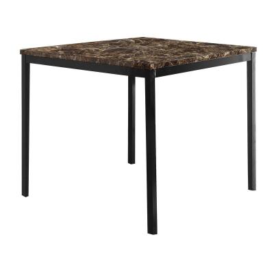 Tempe Collection Counter Height Table Faux Marble Top Table - 2601-36