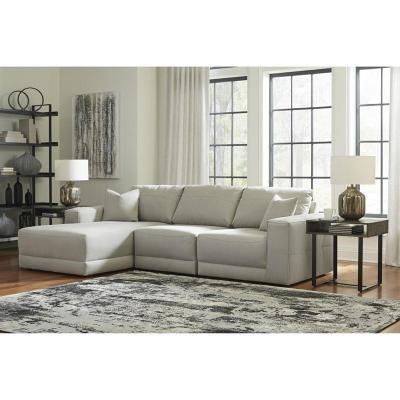 Benchcraft Next-Gen Gaucho Leather Look 3 Piece Sectional  - 1830416 / 1830446 / 1830465