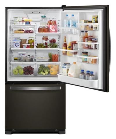 33" Whirlpool 22 Cu. Ft. Wide Bottom-Freezer Refrigerator - WRB322DMHV