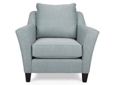 Decor-Rest Stationary Fabric Chair in Connect Turquoise - 2342C-CT