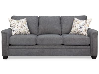 Decor-Rest Stationary Fabric Sofa in Fraser Blue - 2877S-FB