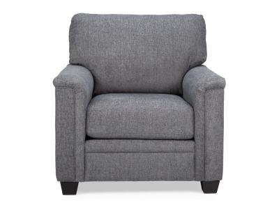 Decor-Rest Stationary Fabric Chair in Fraser Blue - 2877C-FB