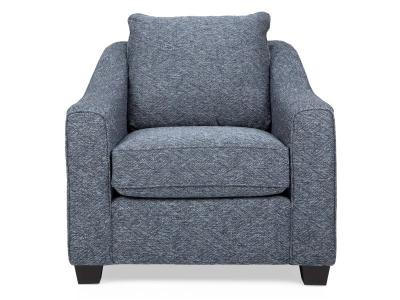 Decor-Rest Stationary Fabric Chair in Sotto Navy - 2981C-SN