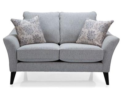 Decor-Rest Stationary Fabric Loveseat in Denzel Blue - 2142L-DB