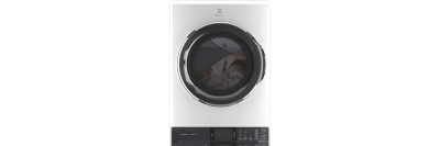 27" Electrolux Laundry Tower Single Unit Front Load 5.2 Cu. Ft. I.E.C Washer and 8 Cu. Ft. Electric Dryer - ELTE760CAW