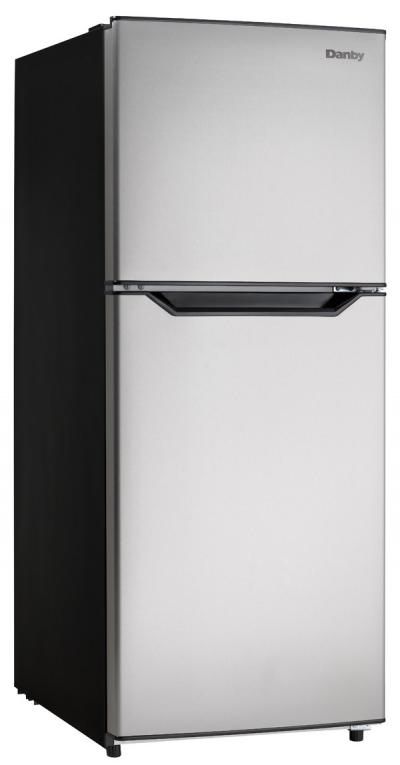 23" Danby 11.6 Cu. Ft. Apartment Size  Top Mount Fridge in Stainless Steel - DFF116B2SSDBR