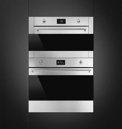 27" SMEG Classic Design Single Convection Electric Wall Oven - SFU7302TVX