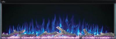 60" Napoleon Trivista Primis 60 Three-Sided Built-in Electric Fireplace - NEFB60H-3SV