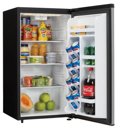 18" Danby 3.3 cu. ft. Capacity Contemporary Classic Compact Refrigerator -  DAR033A6BSLDB