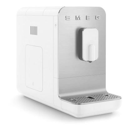 SMEG 50's Style Espresso Automatic Coffee Machine In White - BCC01WHMUS