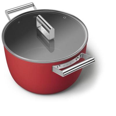 SMEG 50's Style Cookware Casserole With 26 Inch Diameter In Red - CKFC2611RDM