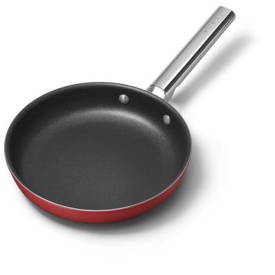 SMEG 50's Style Frypan With Cold-forged Aluminium Body In Red - CKFF2401RDM