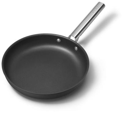 SMEG 50's Style Frypan With 28 Inch Diameter In Black - CKFF2801BLM