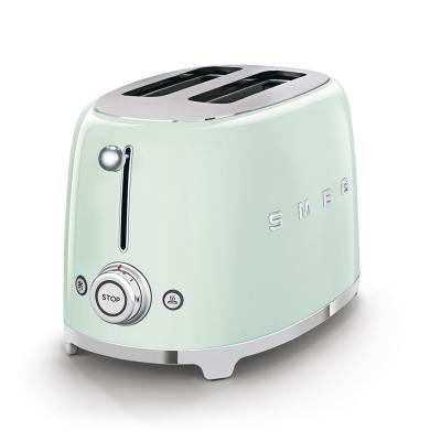 SMEG 50's Retro Style Aesthetic 2x2 Slice Toaster - TSF01PGUS