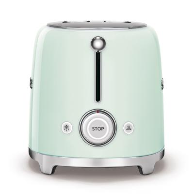 SMEG 50's Retro Style Aesthetic 2x2 Slice Toaster - TSF01PGUS