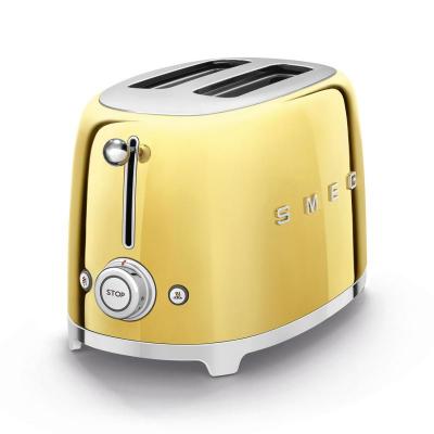 SMEG 50's Style Toaster in Gold - TSF01GOUS