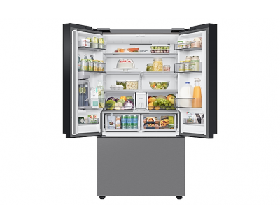 36" Samsung 24 Cu. Ft. Bespoke French Door Counter Depth Refrigerator with Beverage Center - F-RF24BB663131