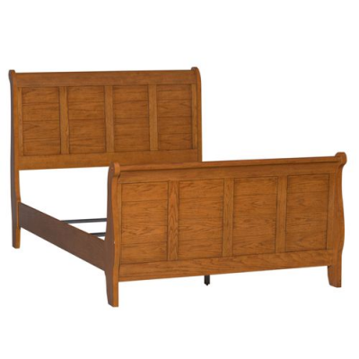 Grandpas Cabin Full Sleigh Bed - 175-YBR-FSL