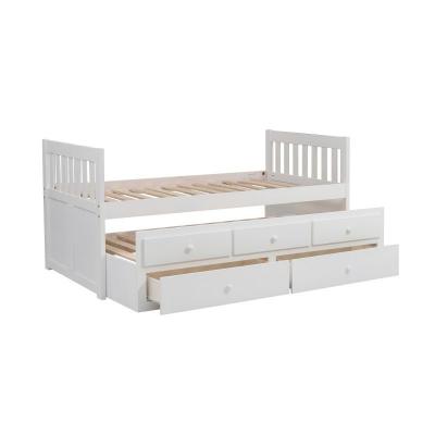 Galen Collection Transitional Twin Over Twin Trundle Bed - B2053PRW-1*