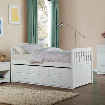 Galen Collection Transitional Twin Over Twin Trundle Bed - B2053PRW-1*