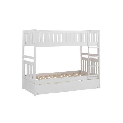 Galen Collection Transitional Twin Over Twin Bunk Bed with Trundle - B2053W-1*R