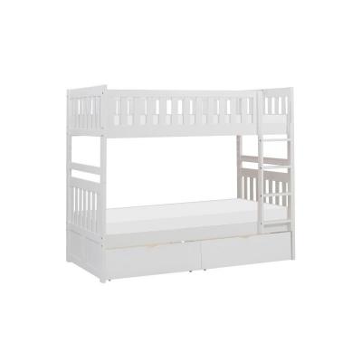 Galen Collection Twin Over Twin Bunk Bed with Storage Box - B2053W-1*T