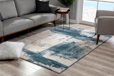 Koshani 5 X 8 Arctic Rug in Cream Blue - SUNSH-ARCTIC-6898