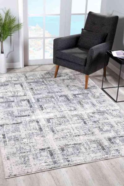 Koshani 5 X 8 Stella Rug in Cream Grey - SUNSH-STELLA-1119