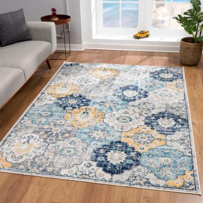 Koshani 5 X 8 Splash Rug in Blue - SUNSH-SPLASH-2855