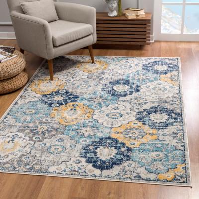 Koshani 5 X 8 Splash Rug in Blue - SUNSH-SPLASH-2855