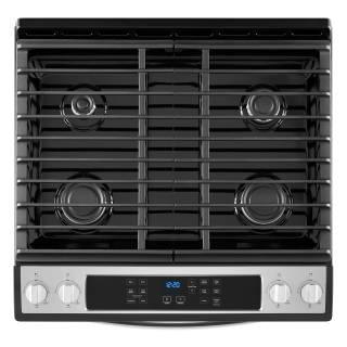 30" Whirlpool 5.0 Cu. Ft. Gas Range with Frozen Bake Technology - WEG515S0LS