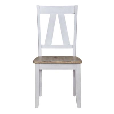 Liberty Furniture Lindsey Farm Splat Back Side Chair (RTA) - 62WH-C2500S