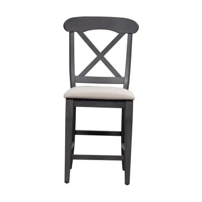 Liberty Furniture Ocean Isle Upholstered X Back Counter Chair (RTA) - 303G-B300124