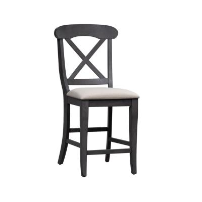 Liberty Furniture Ocean Isle Upholstered X Back Counter Chair (RTA) - 303G-B300124