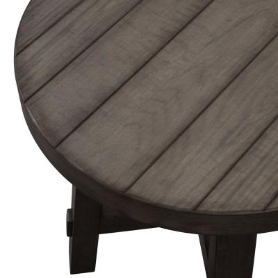 Liberty Furniture Modern Farmhouse Splay Leg Round End Table - 406-OT1024