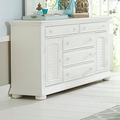 Summer House I 2 Door 5 Drawer Dresser - 607-BR32